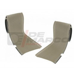 Running board mat beige (as pair) for Super Beetle and Beetle from 08/1960 and later