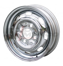 Standard wheel chrome 4x130 4.5x15 ET+45 for Beetle, Super Beetle, Buggy, Karmann Ghia, Type 3