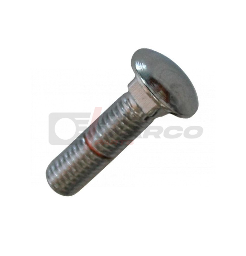 Bumper bolt chromed for Beetle up to 07/1967, Type 3, Karmann Ghia, Bus T1, T2, T25, Golf 1