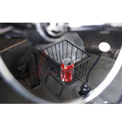 Storage basket black for Beetle, Super Beetle, Karmann Ghia, Buggy, Thing, Type 3