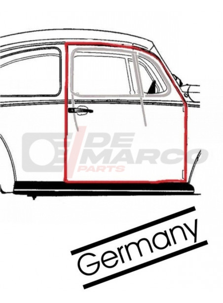 Joint de porte droit Coccinelle saloon, Coccinelle 08/1966 et plus (Haute qualité)