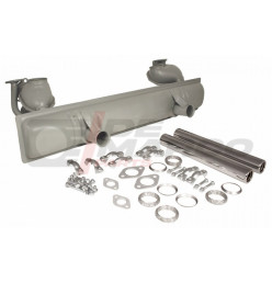 Exhaust complete kit 1.3/1.5/1.6cc for Beetle, Super Beetle, Buggy and Karmann Ghia