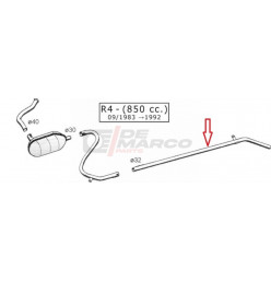 Tubo Scarico Finale R4 845-1108cc, R4 F4 e R4 F6