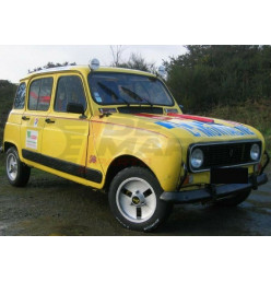 Kit autocollants originaux pour Renault 4 Sixties - Jaune