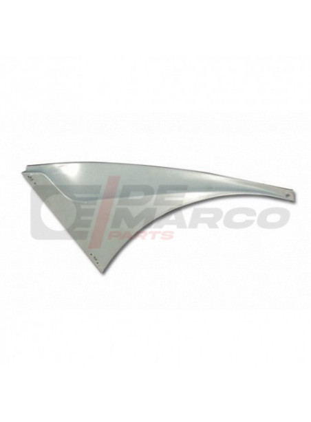 Right front galvanized wing-hood junction for Citroen 2CV