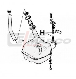 Galleggiante serbatoio benzina per Citroen 2CV, Dyane, Mehari