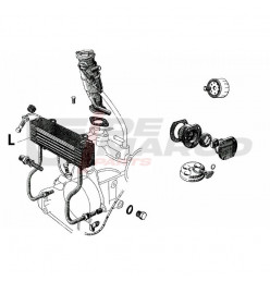 Radiateur d'huile pour moteurs 602cc Citroën 2CV, Dyane, Mehari, Ami 6/8