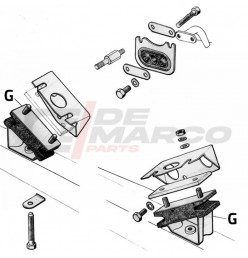 Engine mount for Citroen 2CV, Dyane, Mehari, Ami 6/8