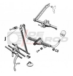 Snodo bielletta leva cambio per Citroen 2CV, Dyane, Mehari, Ami 6/8