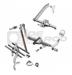 Cuffia leva marce per Citroen 2CV, Dyane, Mehari, Ami 6/8