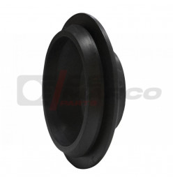 Black gasket for fuel filler neck on fender