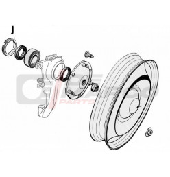 74mm wheel bearing nut for classic Citroen