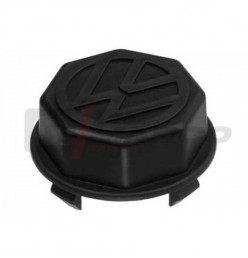 COPRIMOZZO NERO OTTAGONALE 51mm ORIGINALE VW CLASSIC