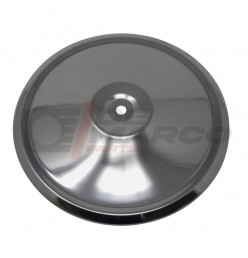 Polished stainless steel wheel hub cap for classic Citroen