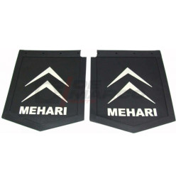 Rear mud flaps pair for Citroen Mehari