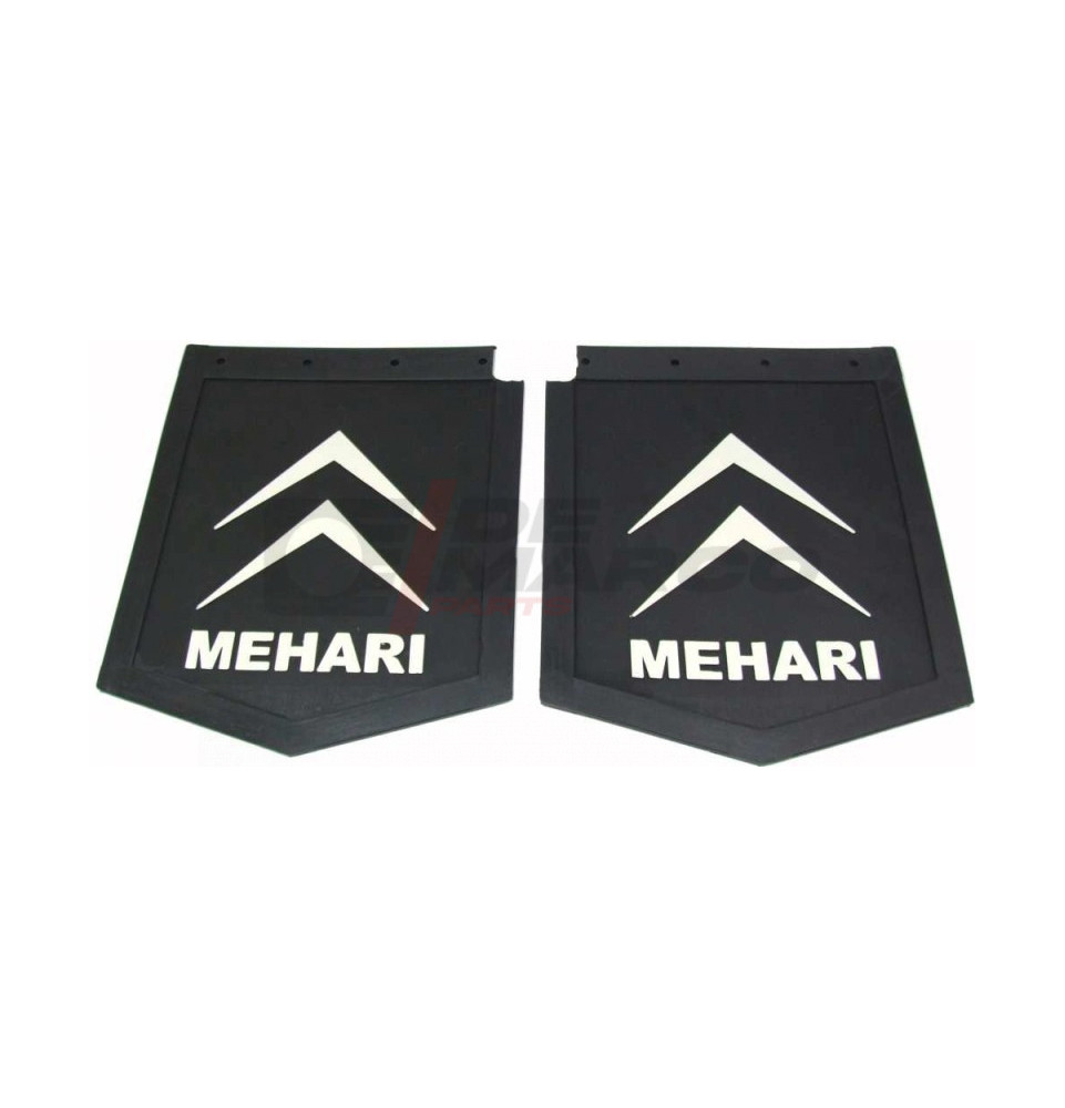 Rear mud flaps pair for Citroen Mehari