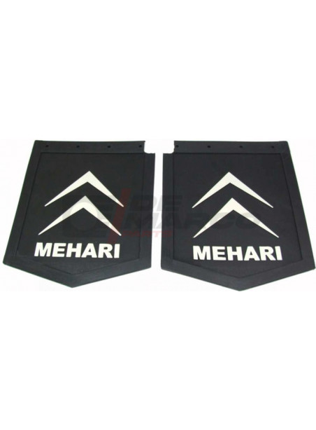 Rear mud flaps pair for Citroen Mehari