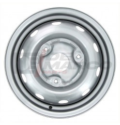 Jante grise d'origine avec trou central 4,5x13 pour Renault 4, R5 et R6