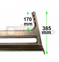 Tôle de réparation bas de pare-brise pour Citroën 2CV