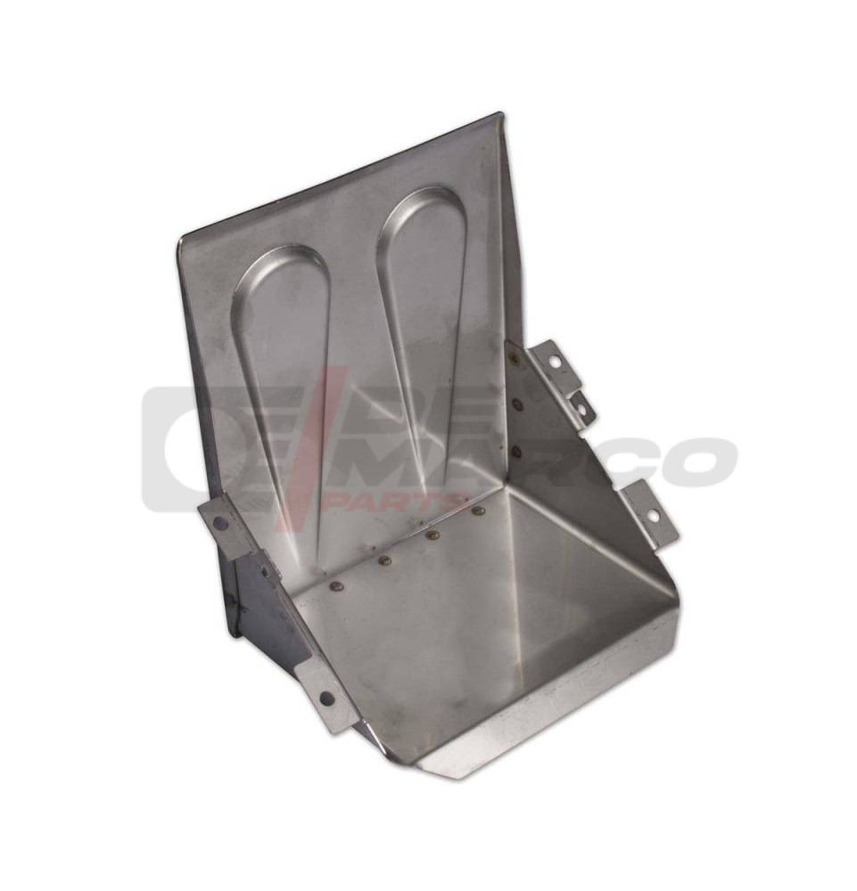 Stainless steel battery support plate for Citroen 2CV