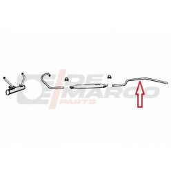 Tubo finale marmitta per Citroen 2CV, Dyane, Ami 6/8