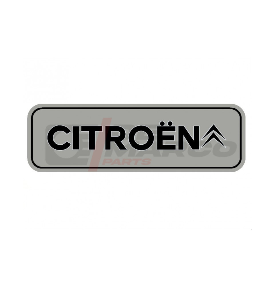 Autocollant 'CITROEN' hayon arrière pour 2CV, Dyane et Mehari