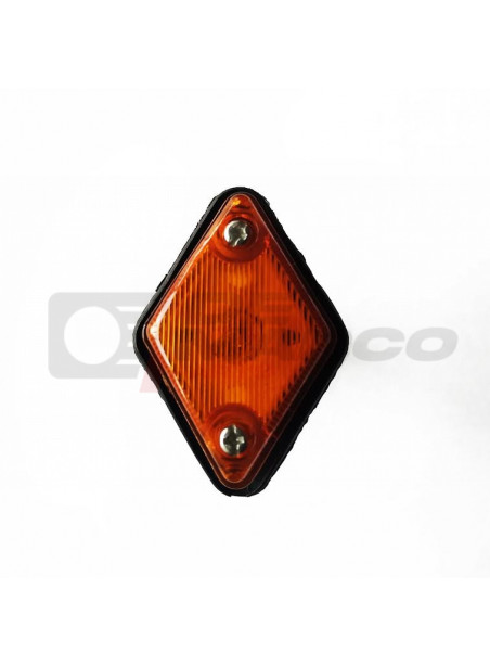 Fanalino freccia laterale a rombo completa per Renault 4 R4, R5, R6...