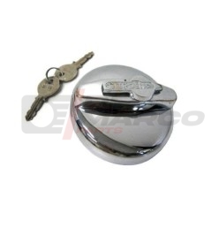 Chrome locking fuel cap for Citroen 2CV, Dyane, Mehari, Ami 6/8, DS