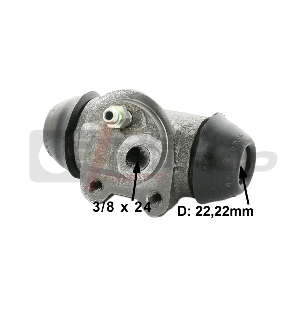 Front Left Brake Cylinder for Dauphine, 4CV, R8 and Floride