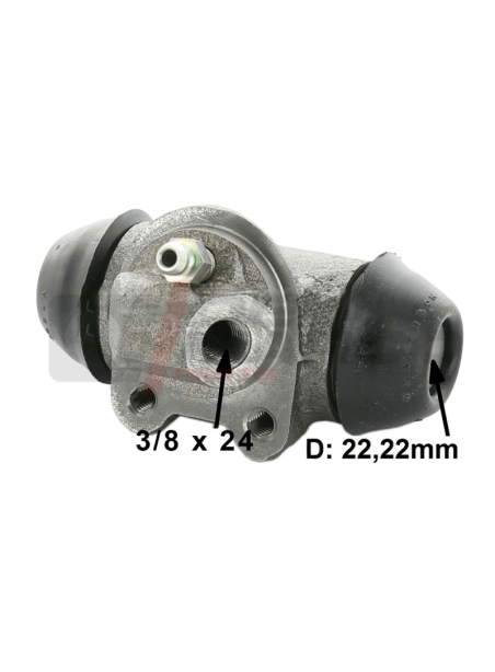 Front Left Brake Cylinder for Dauphine, 4CV, R8 and Floride