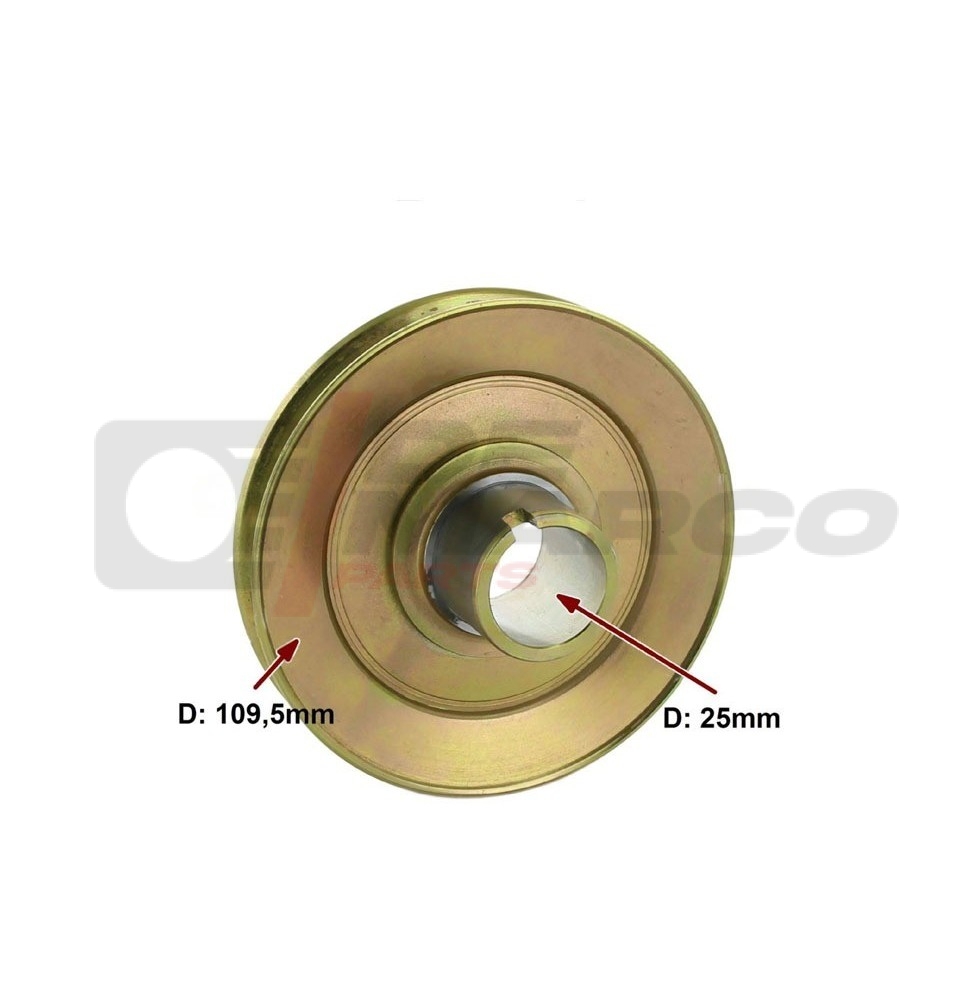 Engine Pulley for Renault 4 1st Series, 4CV, Dauphine and Floride