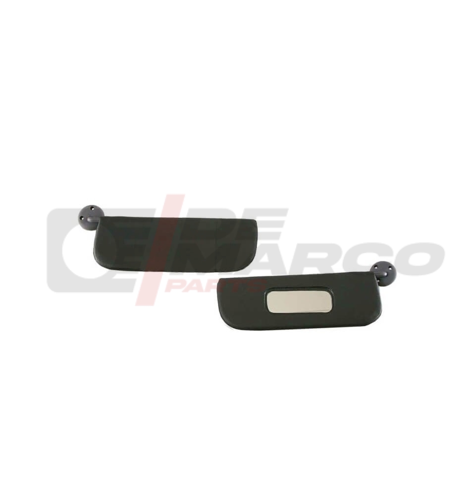 pair of black sun visors for renault 4.