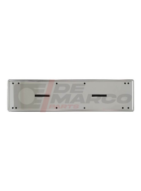 Stainless steel rear license plate holder from 1975 to 1997