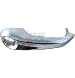 Chrome-plated plastic exterior door handle, right front or rear door, Renault 4, R4 F4, R4 F6 (1 piece)