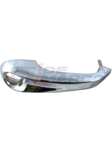 Maniglia esterna cromata in plastica,porta anteriore o posteriore destra Renault 4,R4 F4,R4 F6 (1pz)