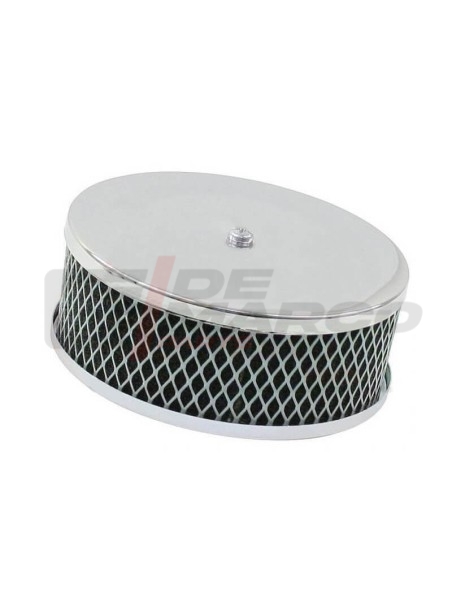 Chrome mesh air filter for Zenith or Solex carburetors