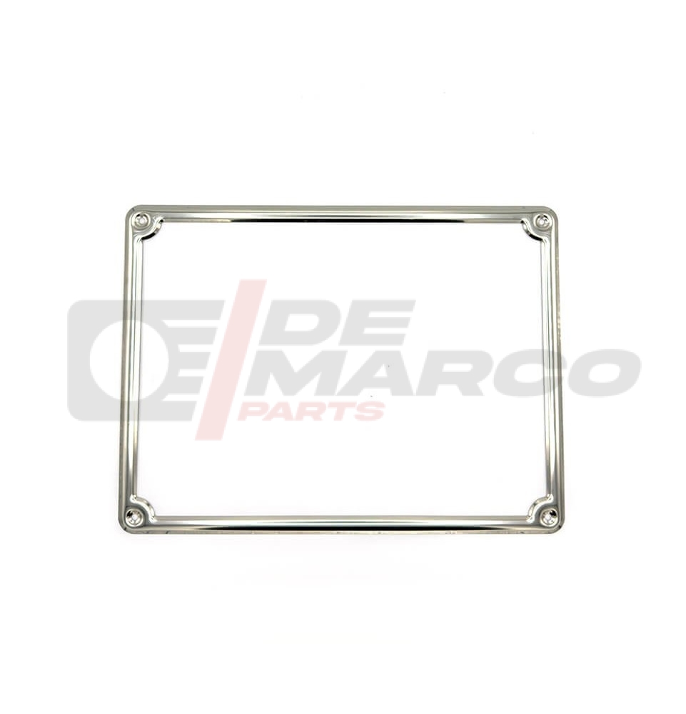 Stainless steel rear license plate frame up to 1975