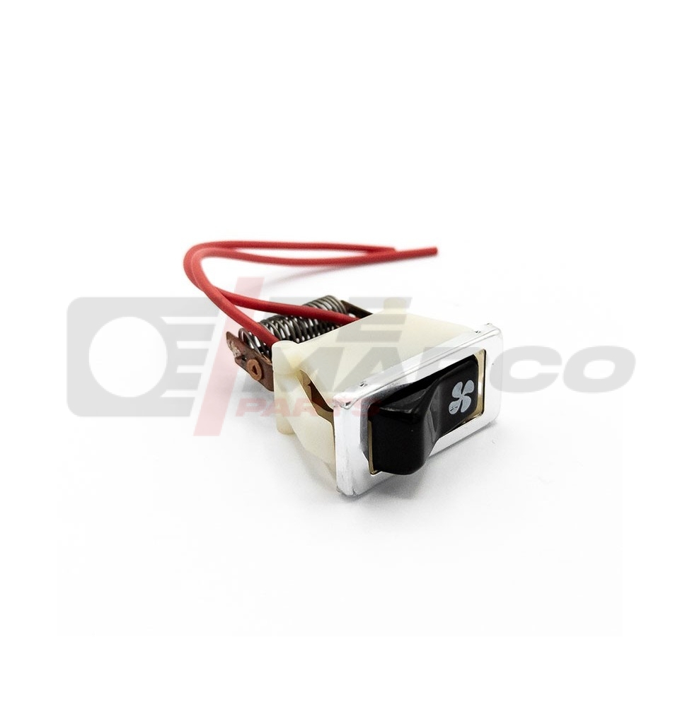 Two-speed heater fan switch for Renault 4