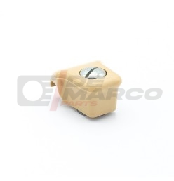 Beige sliding glass knob for Renault 4, detail