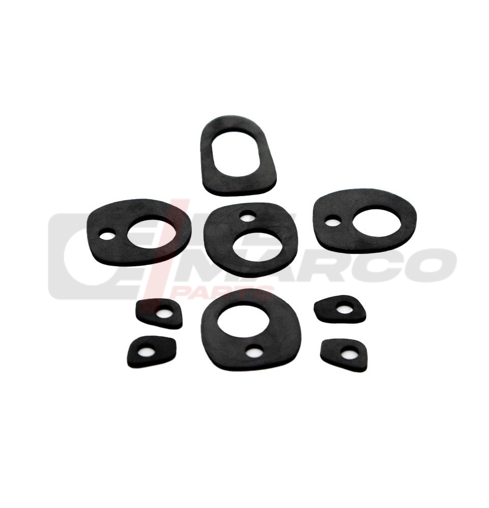 Kit Seals for 4 Metal Door Handles and Rear Hatch Renault 4 (5 pc)