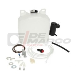 Kit Complet Réservoir Essuie-Glace Électrique 12V (modèle plat)