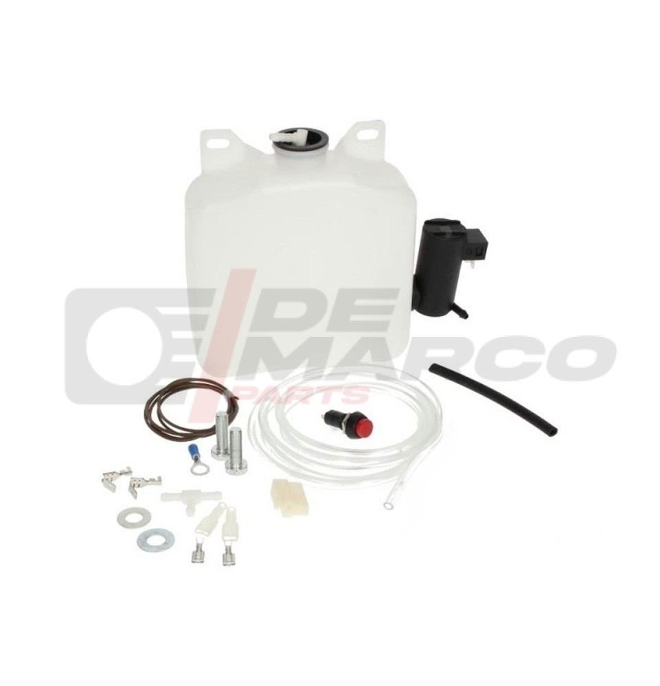 Kit Complet Réservoir Essuie-Glace Électrique 12V (modèle plat)