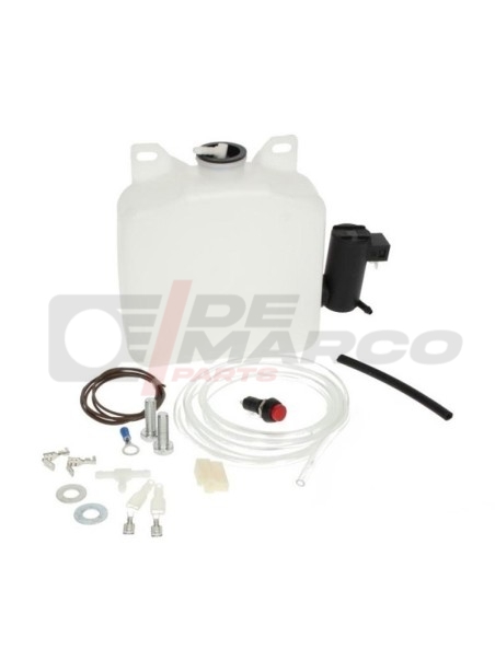 Kit Complet Réservoir Essuie-Glace Électrique 12V (modèle plat)