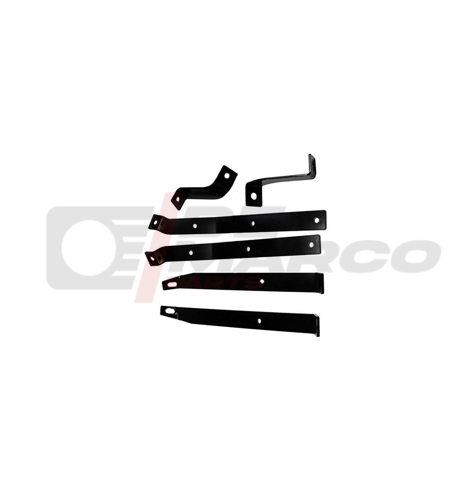 Kit Staffe montaggio paraurti anteriore Renault 4 (6pz)