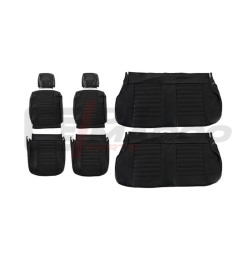 Set Seat Covers Black Vinyl Renault 4 from 1980 onwards