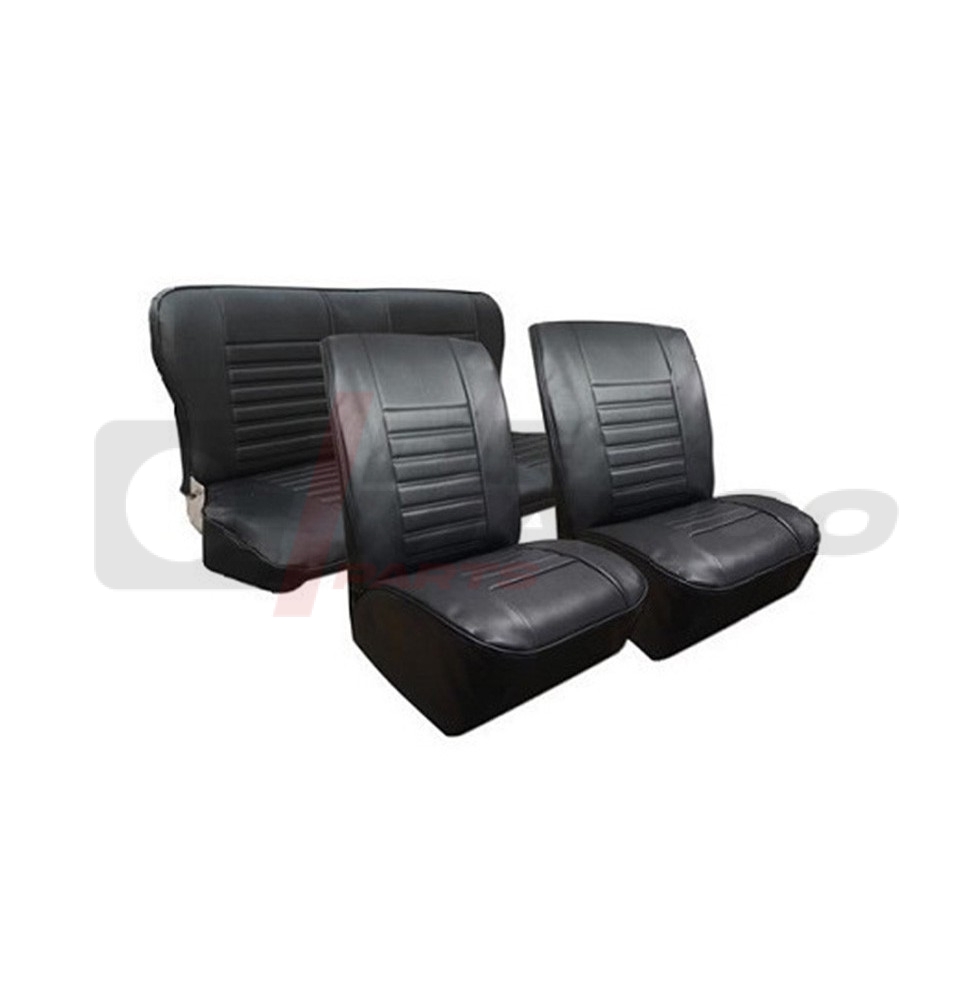 Set Rivestimenti sedili vinile nero Renault 4 fino al 1980