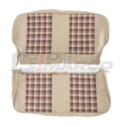 Set de housses de sièges "Écossais" Beige-Marron-Gris Renault 4