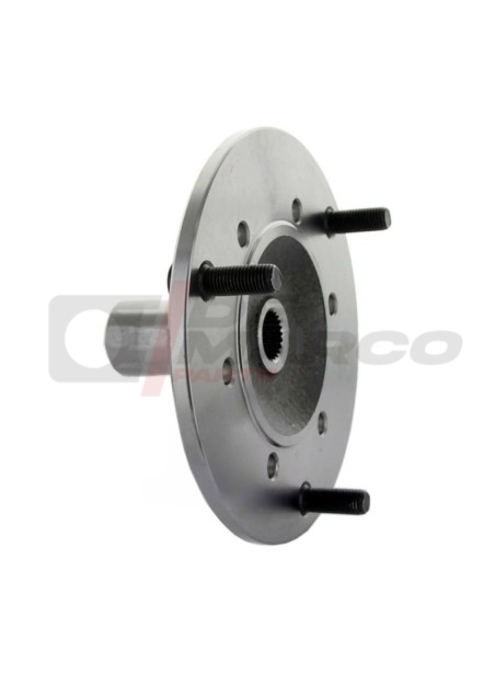 Front wheel hub for disc brakes for R4, R5 and R6