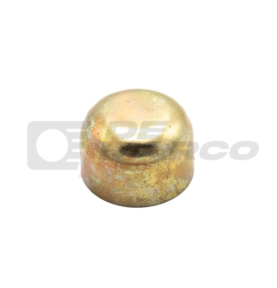 Copper colored hub cap for Renault vintage vehicles