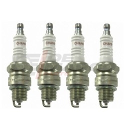 Set of 4 Champion Spark Plugs for R4 845cc, 2CV, DS, Dauphine, Dyane, Mehari, Ami 6...